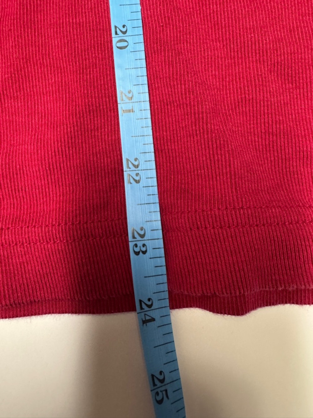 Talbots Raspberry Ribbed Long Sleeve Top - Picture 10 of 10